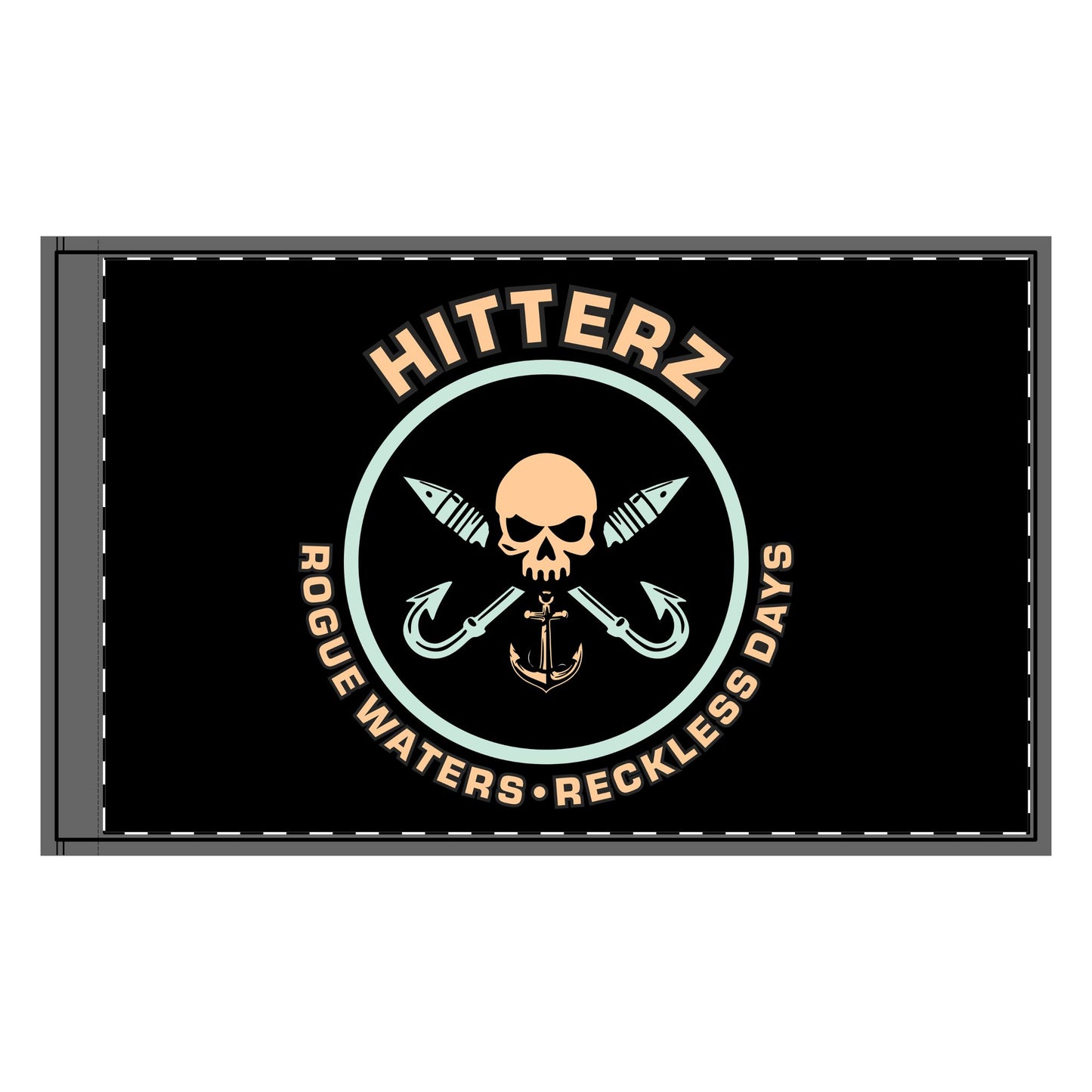 Rogue Waters, Reckless Days Double-Sided Flag