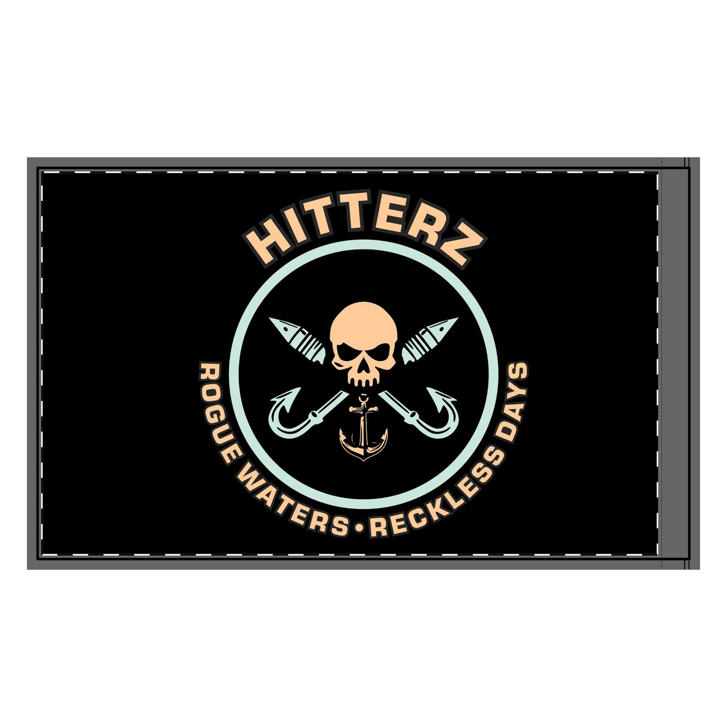 Rogue Waters, Reckless Days Double-Sided Flag