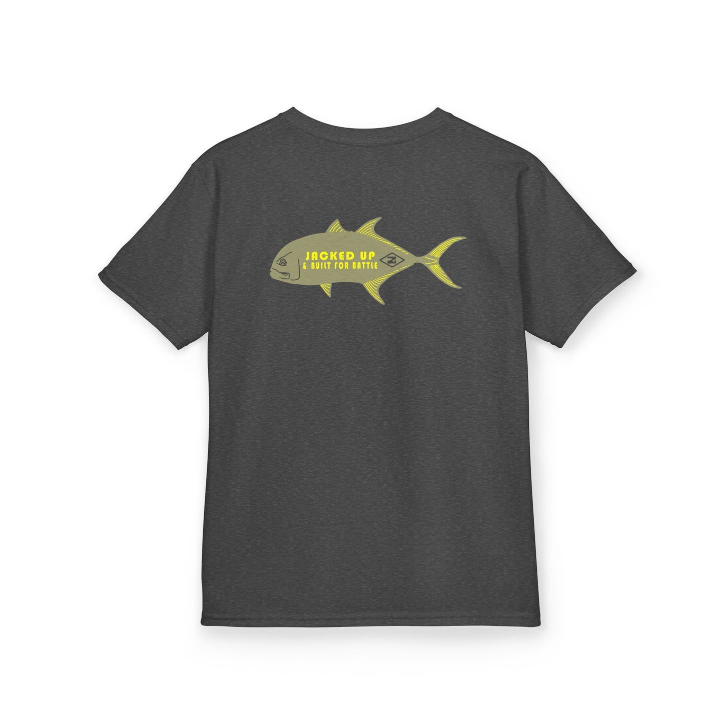 Jacked Up & Built For Battle - Kids Heavy Cotton™ Tee