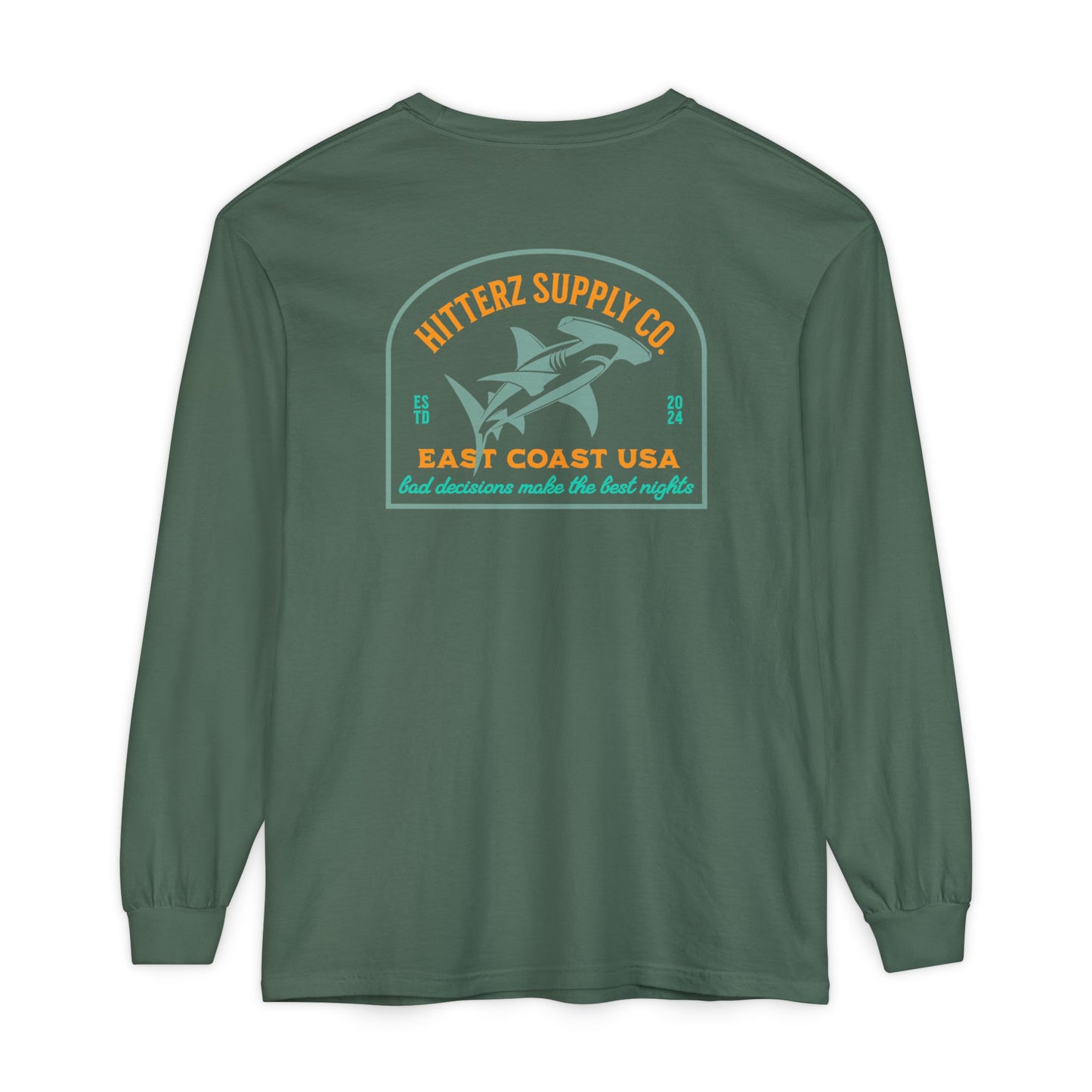 Bad Decisions Make the Best Nights - dyed Long Sleeve T-Shirt