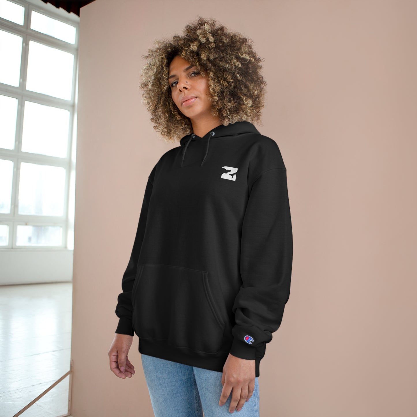 Pink Tuna Champion Hoodie
