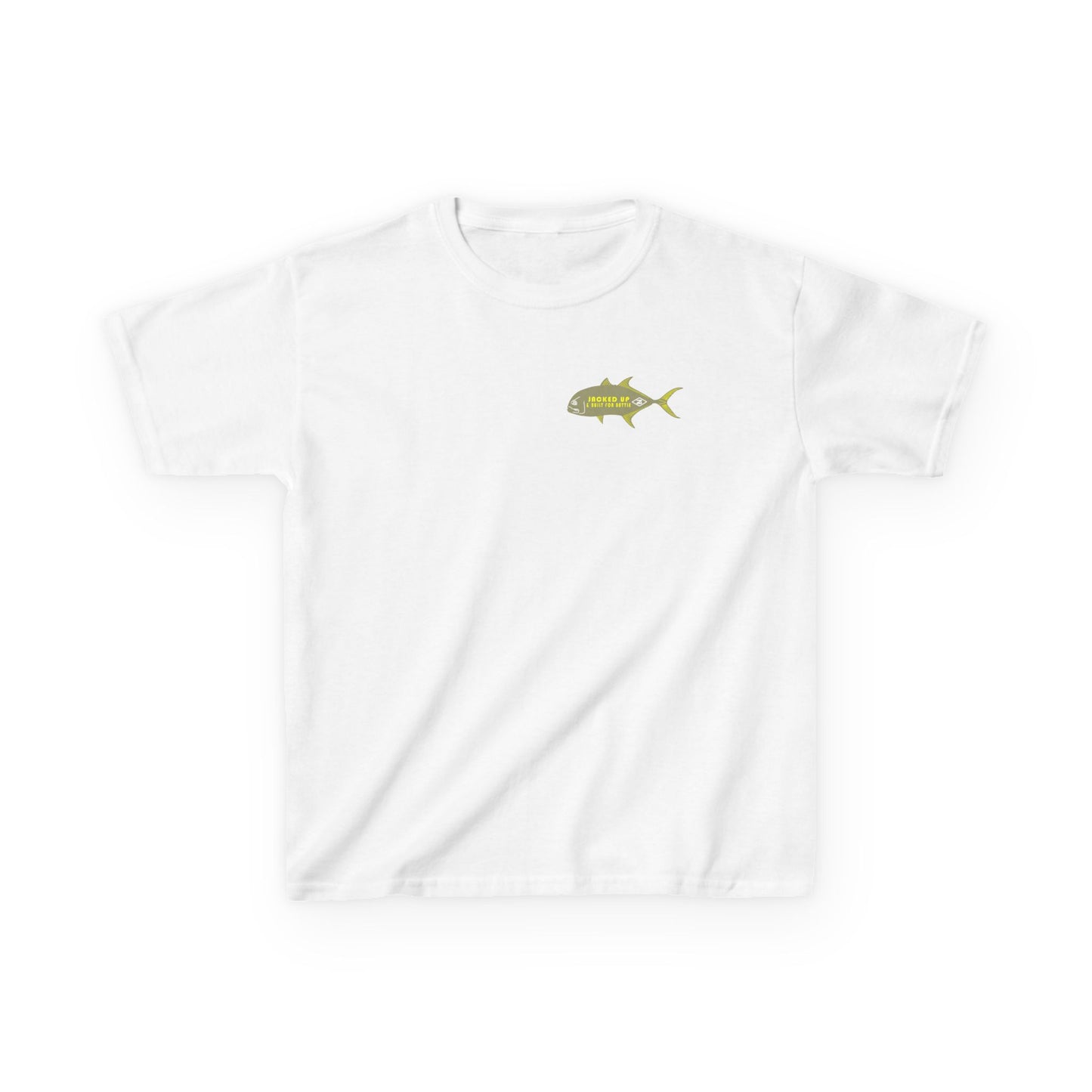 Jacked Up & Built For Battle - Kids Heavy Cotton™ Tee