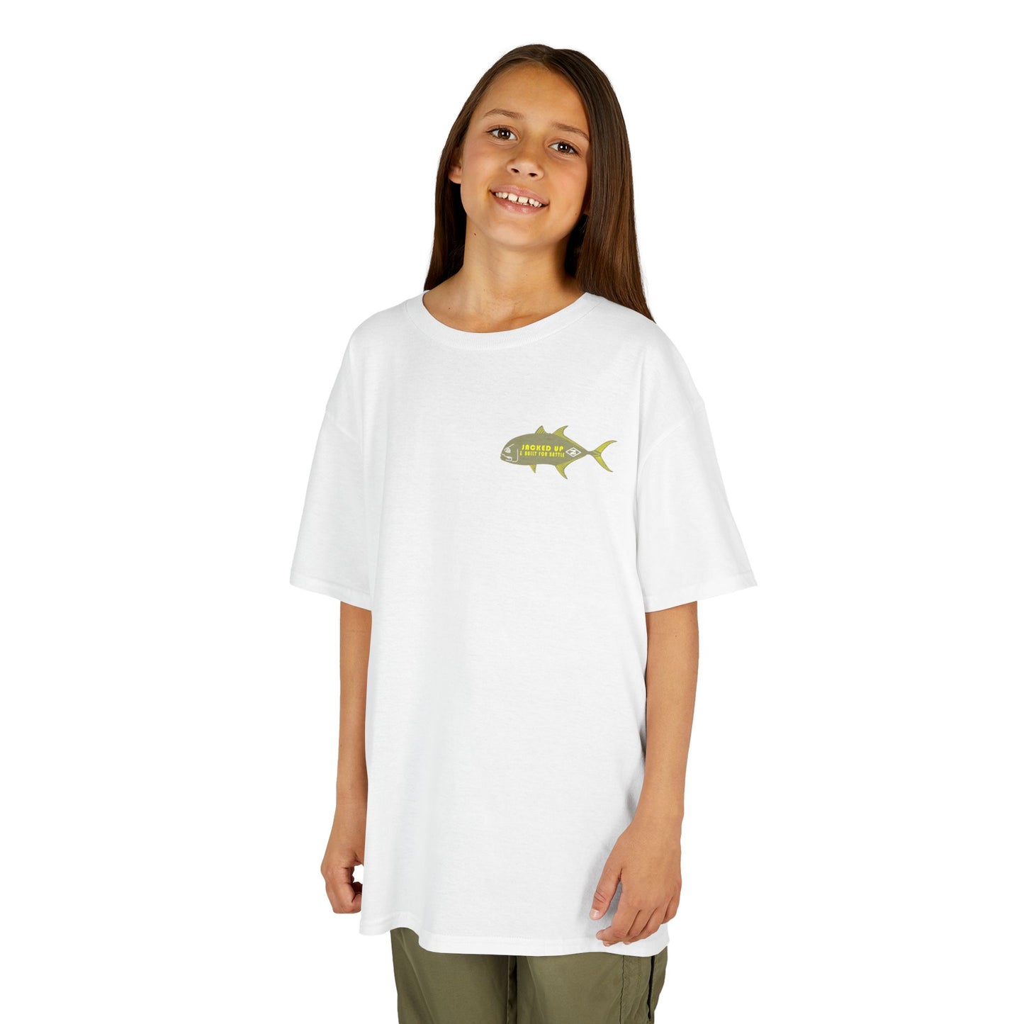 Jacked Up & Built For Battle - Kids Heavy Cotton™ Tee