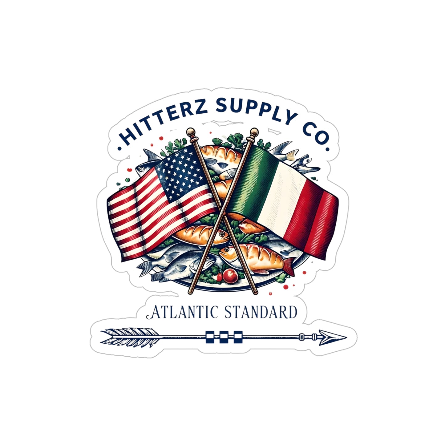 Atlantic Standard Transparent Sticker