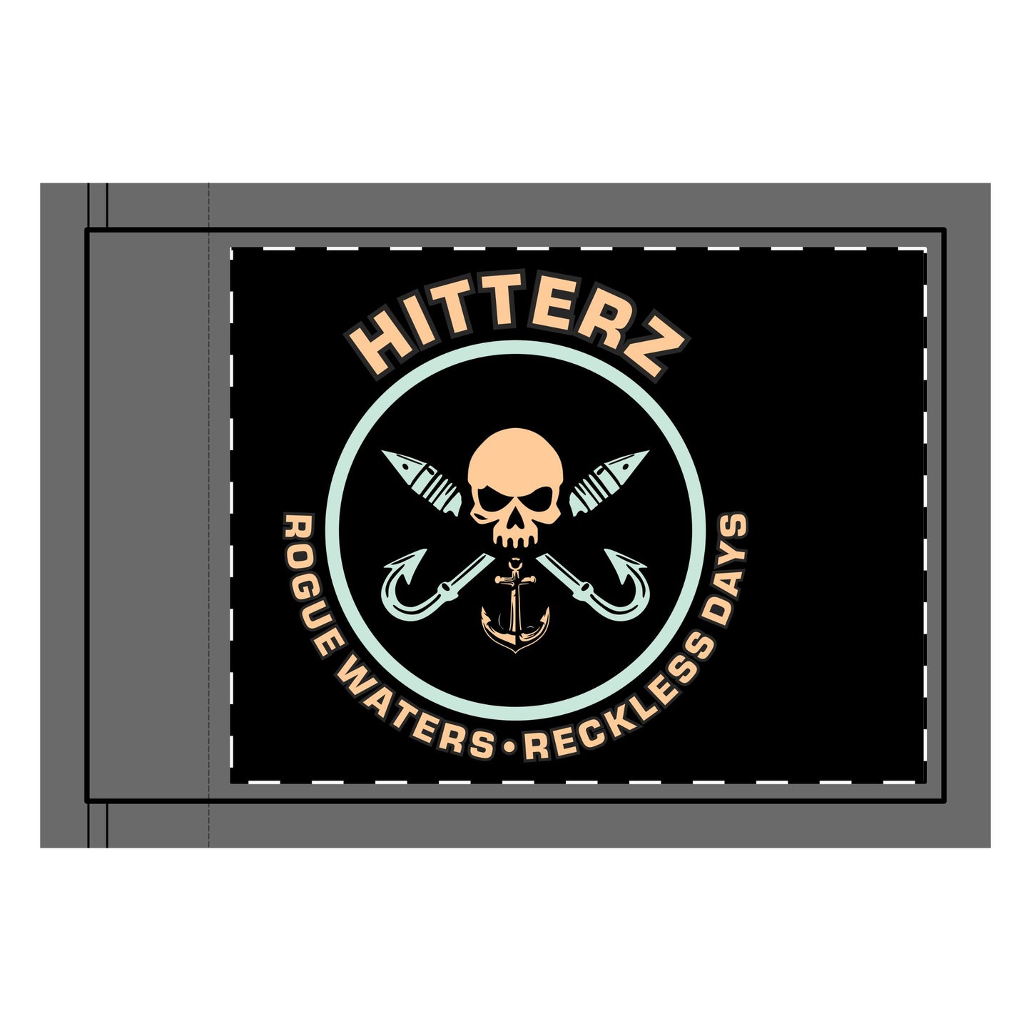 Rogue Waters, Reckless Days Double-Sided Flag