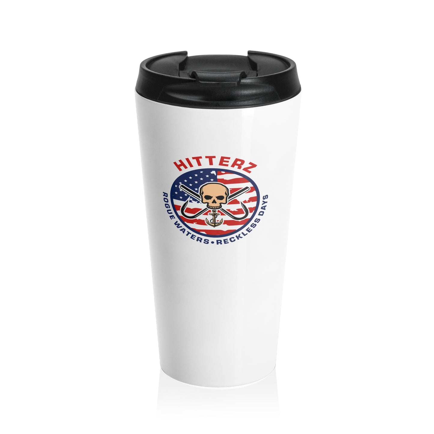 Rogue Waters, Reckless Days Stainless Steel Travel Mug