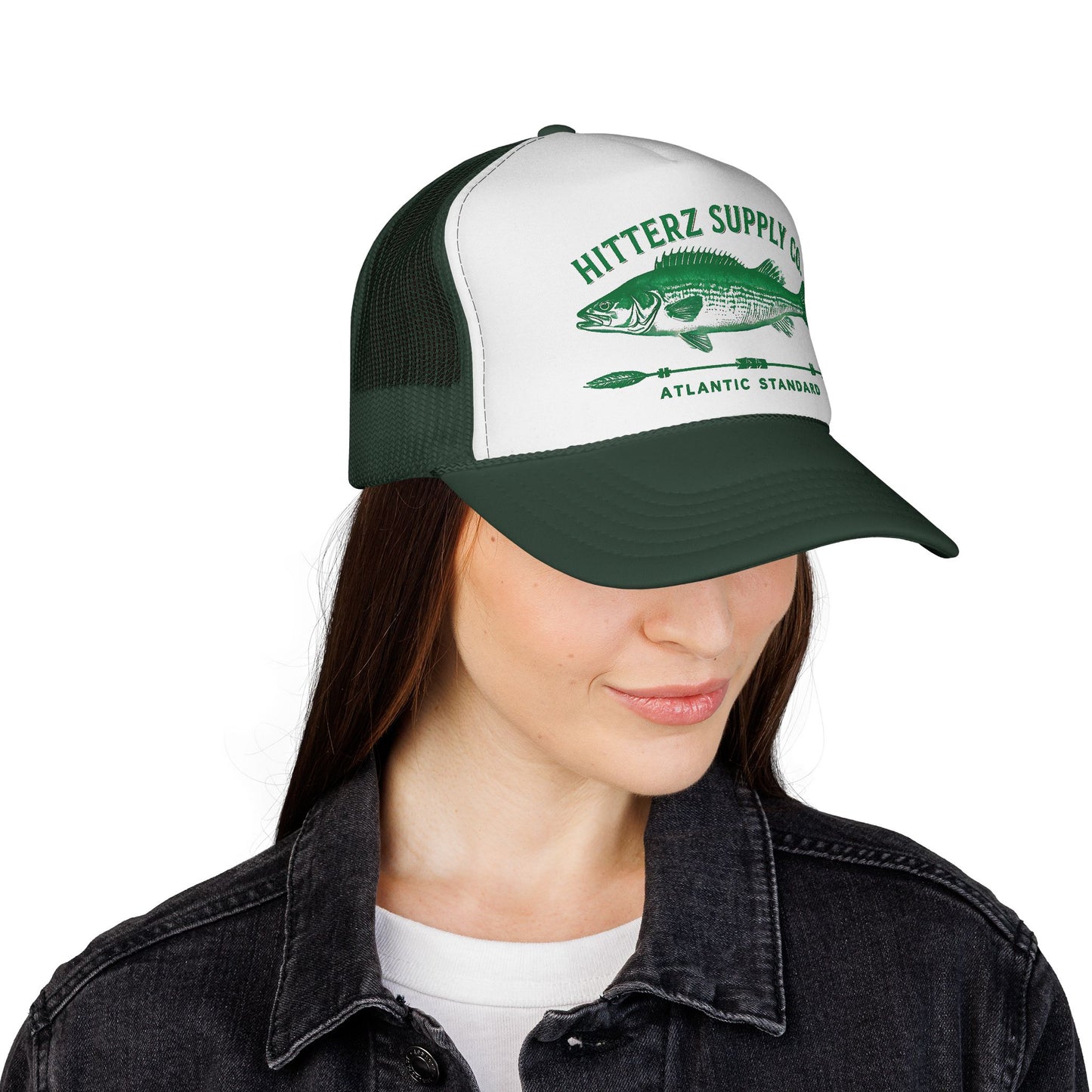 Striped Bass Foam Trucker