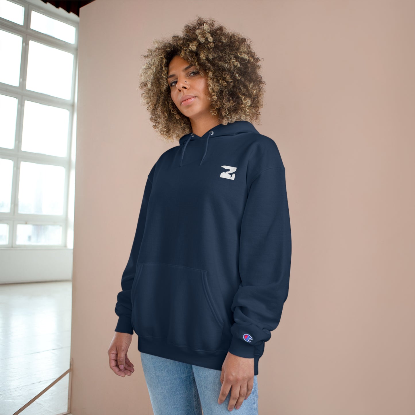 Pink Tuna Champion Hoodie