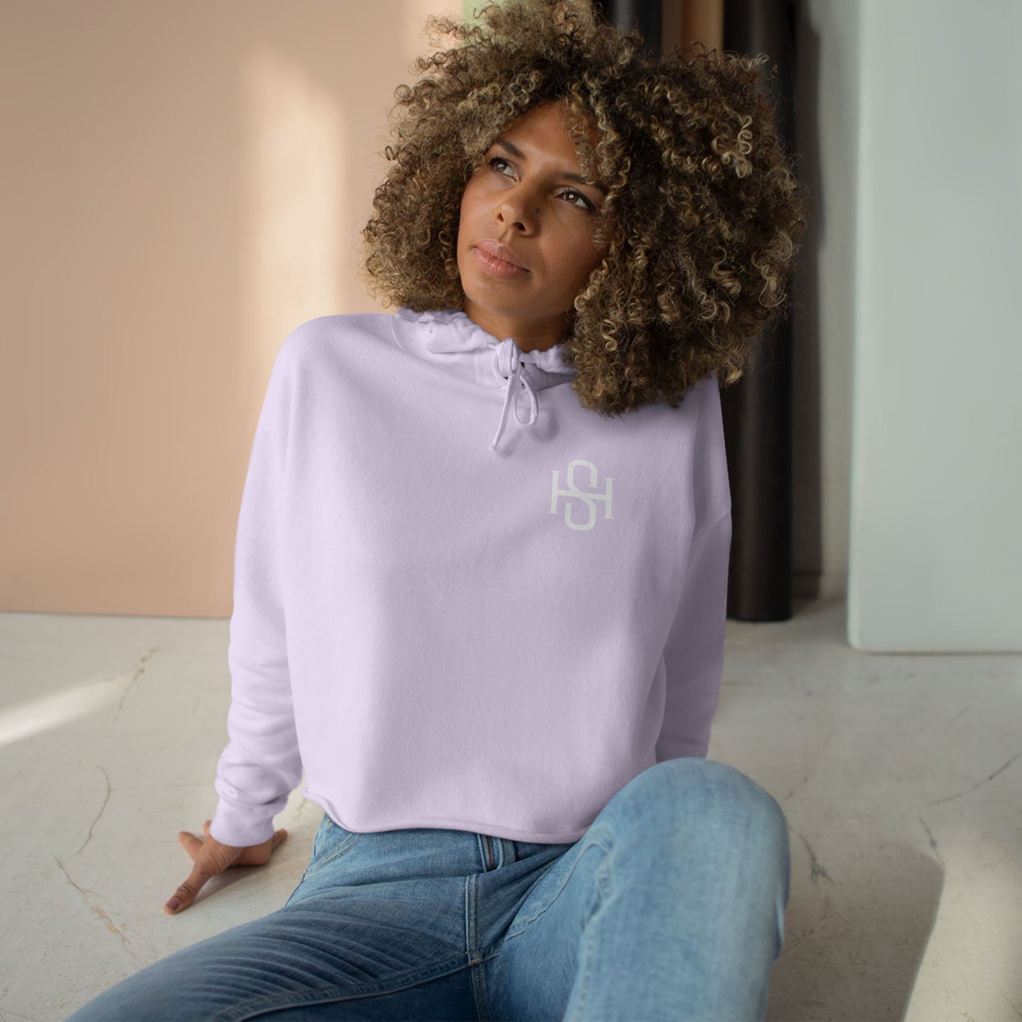 Vintage Hitterz Crop Hoodie