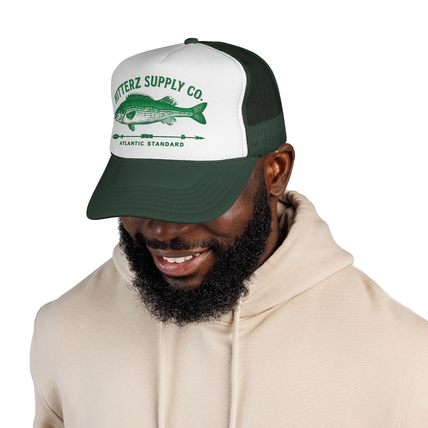 Striped Bass Foam Trucker