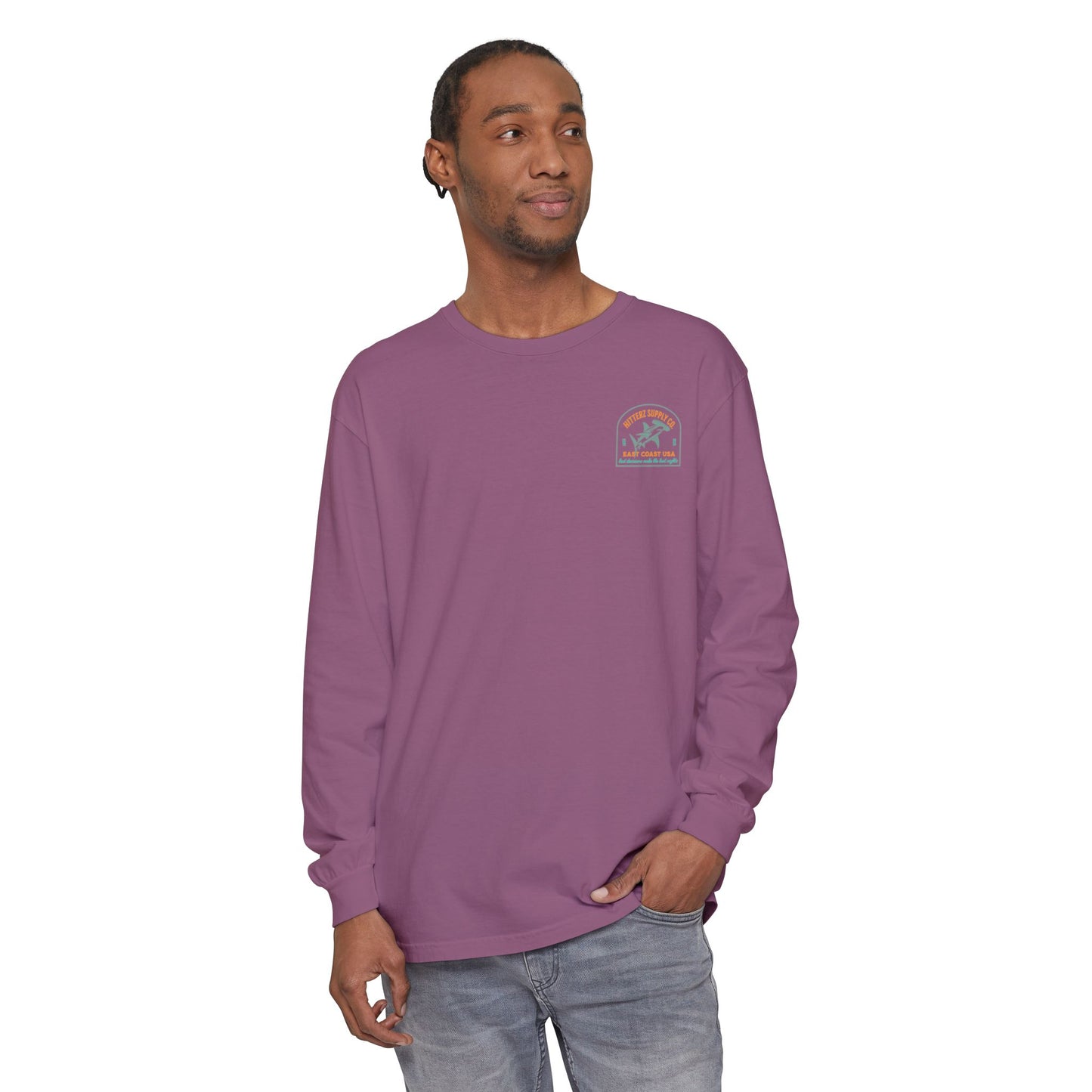 Bad Decisions Make the Best Nights - dyed Long Sleeve T-Shirt