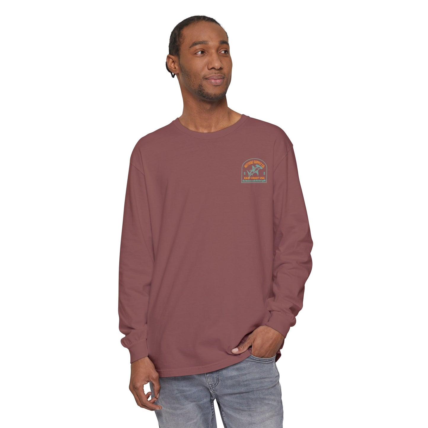 Bad Decisions Make the Best Nights - dyed Long Sleeve T-Shirt
