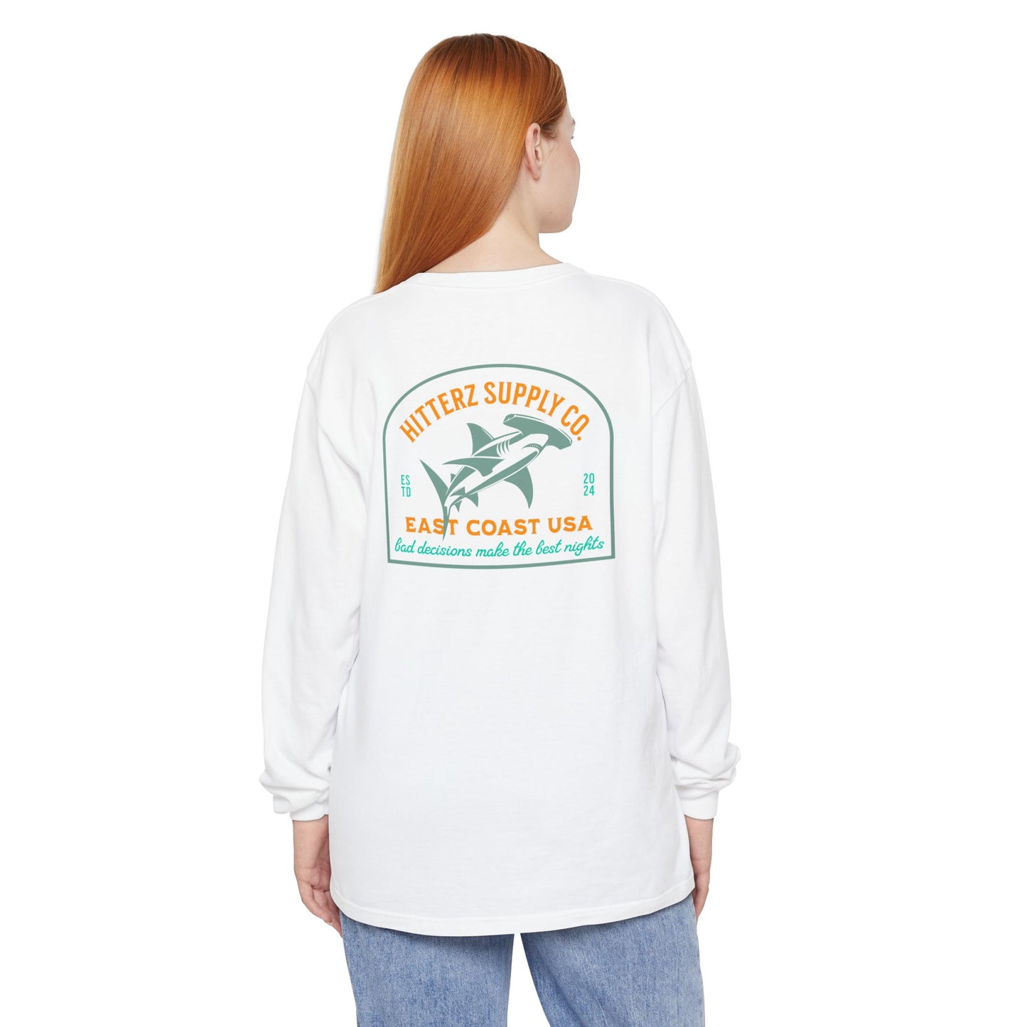 Bad Decisions Make the Best Nights - dyed Long Sleeve T-Shirt