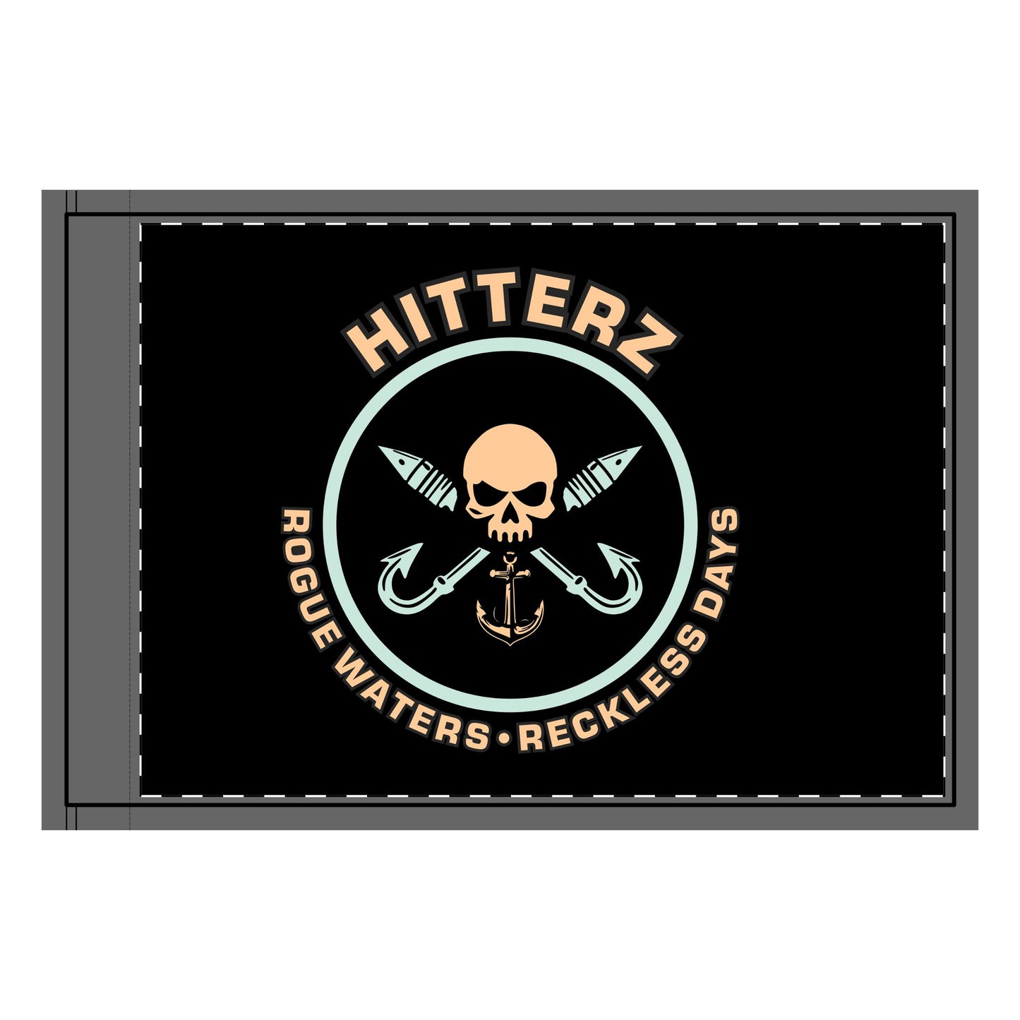 Rogue Waters, Reckless Days Double-Sided Flag