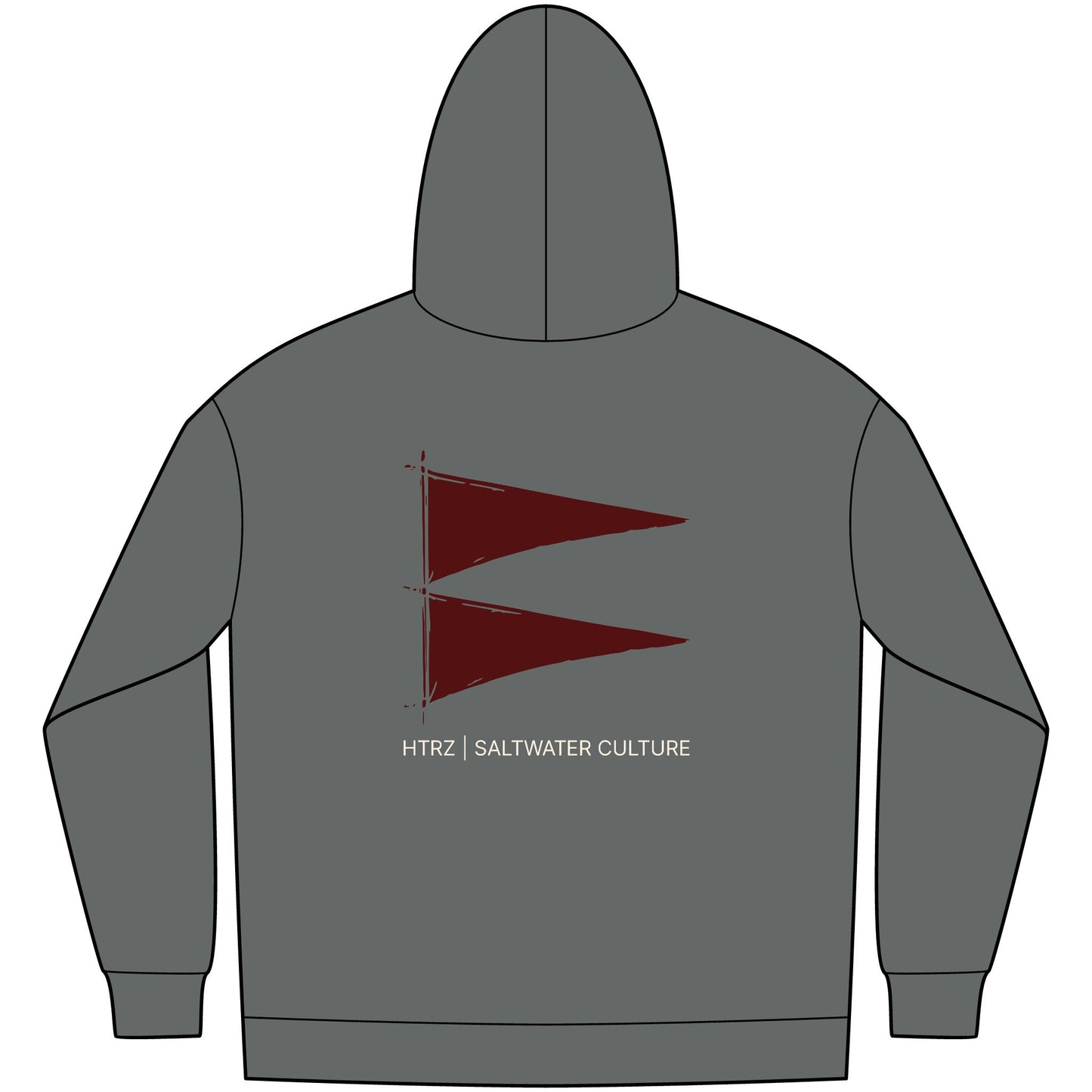 HTRZ Warning Pennant Hoodie