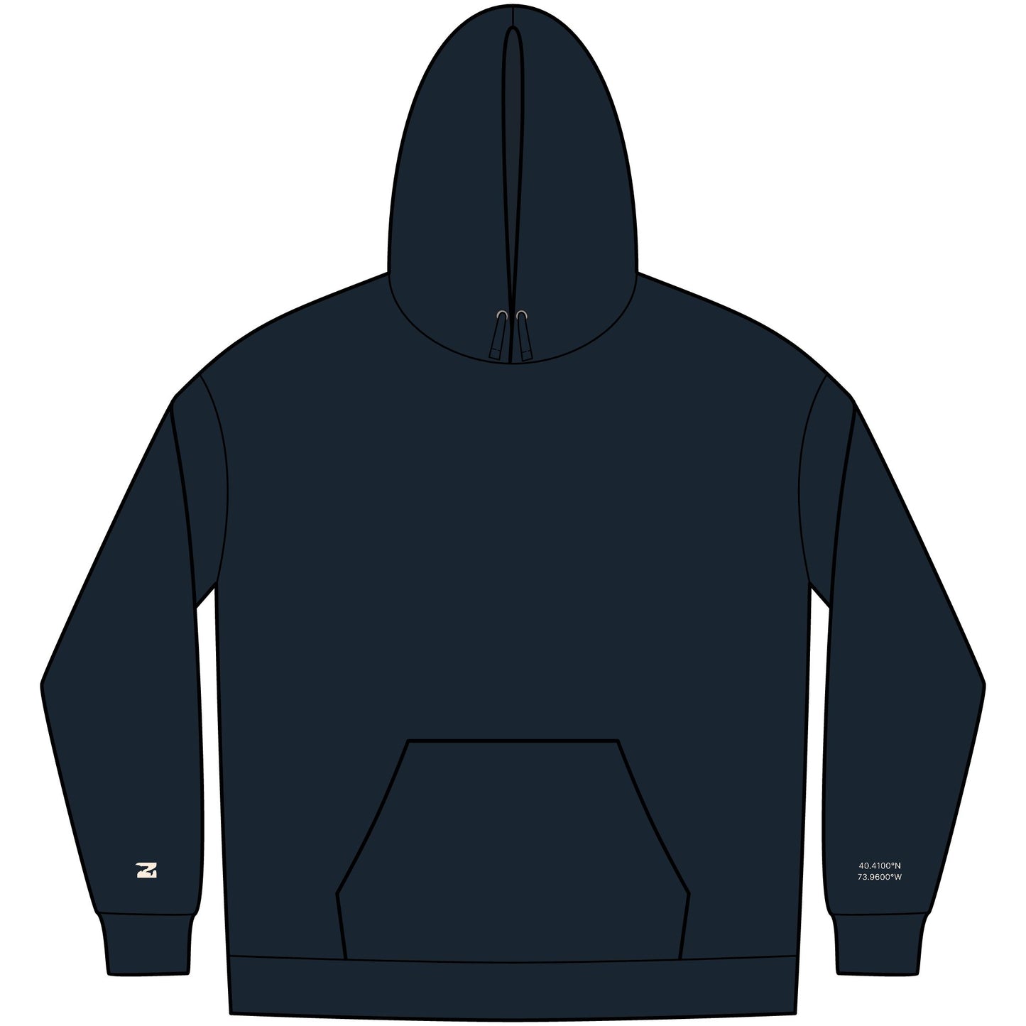 HTRZ  Warning Pennant Hoodie