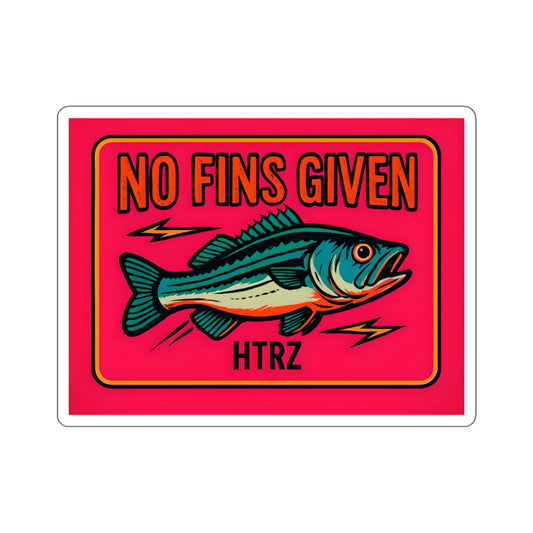 No Fins Given   -  STICKER