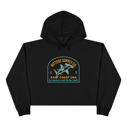 Bad Decisions Make the Best Nights Crop Hoodie