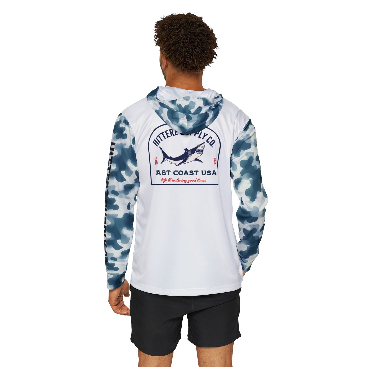 Life Threatening Good Times Men's Sports Hoodie Camo UPF 50+