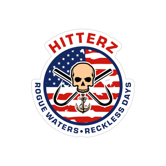 Rogue Waters & Reckless Days Outdoor Stickers, Die-Cut, 1pc